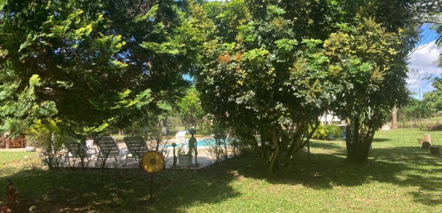 sitio  c / casa estilo rustica  condomínio  lancer