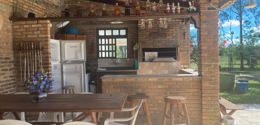 sitio  c / casa estilo rustica  condomínio  lancer