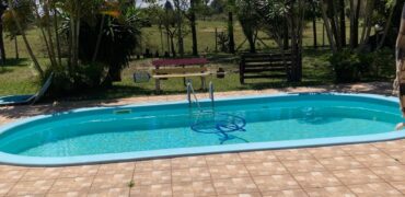 sitio  c / casa estilo rustica  condomínio  lancer