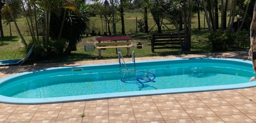 sitio  c / casa estilo rustica  condomínio  lancer